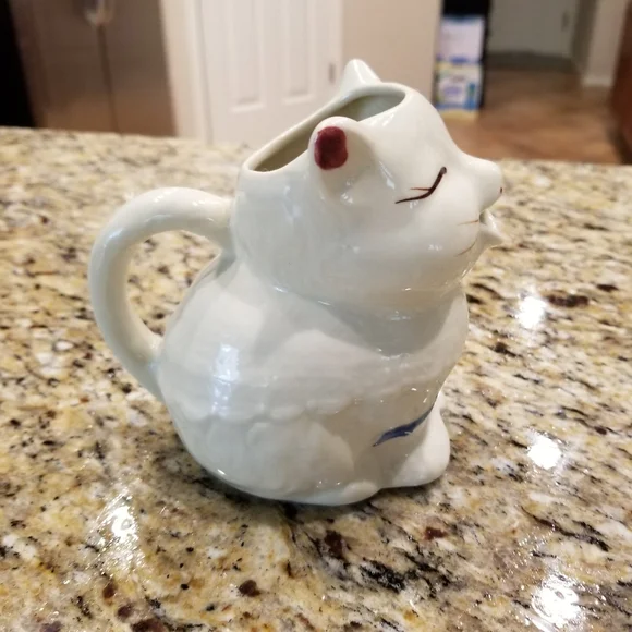 🍁Host Pick🍁VTG 50's Shawnee Puss N Boots Cat Cookie Jar Pitcher Salt & Pepper - Picture 11 of 16